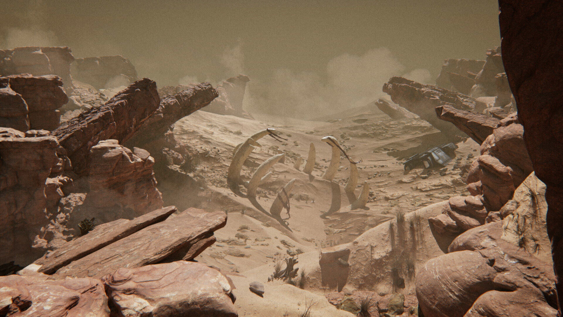 Skeleton in desert for Stellaris Cinematic. Magoo Gaming Cinematics